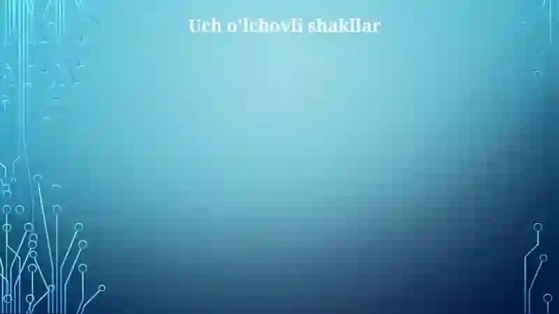 Geometrik shakllar 3