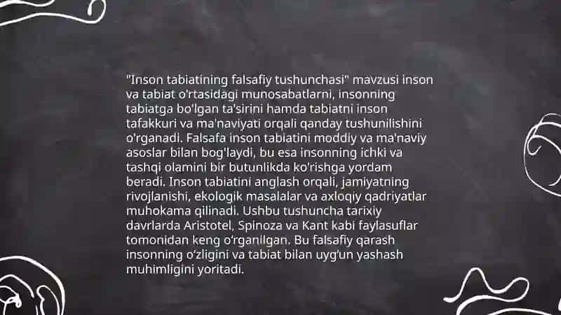 Inson tabiatining falsafiy tushunchasi 3