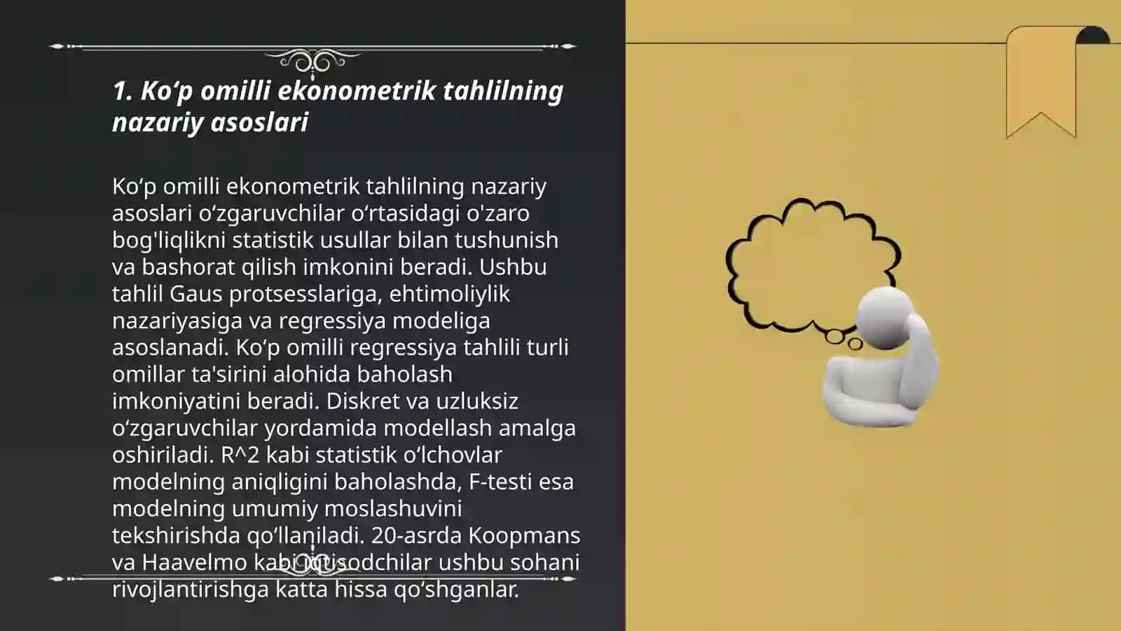 Omillarni tanlash muommosi referatlar 3