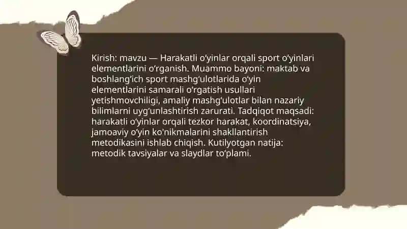 Harakatli oʻyinlar orqali sport oʻyinlari elementlarini oʻrganish 3