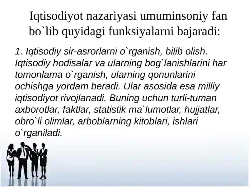Iqtisodiyot nazariyasi funksiyalari 3