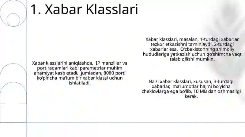 Xabar Klasslari 3
