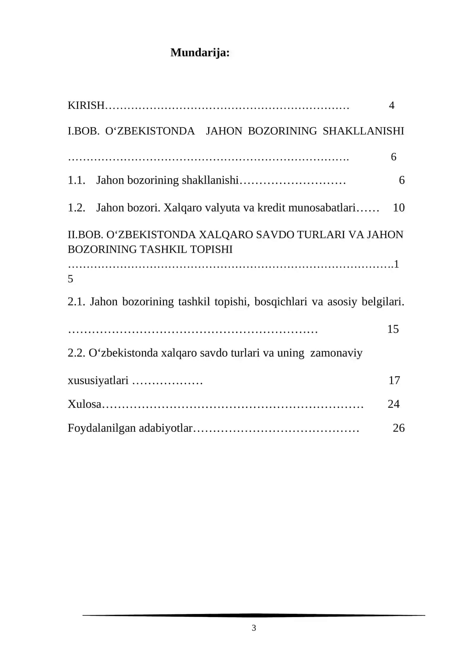JAHON BOZORI VA UNING SHAKLLANISHI 3