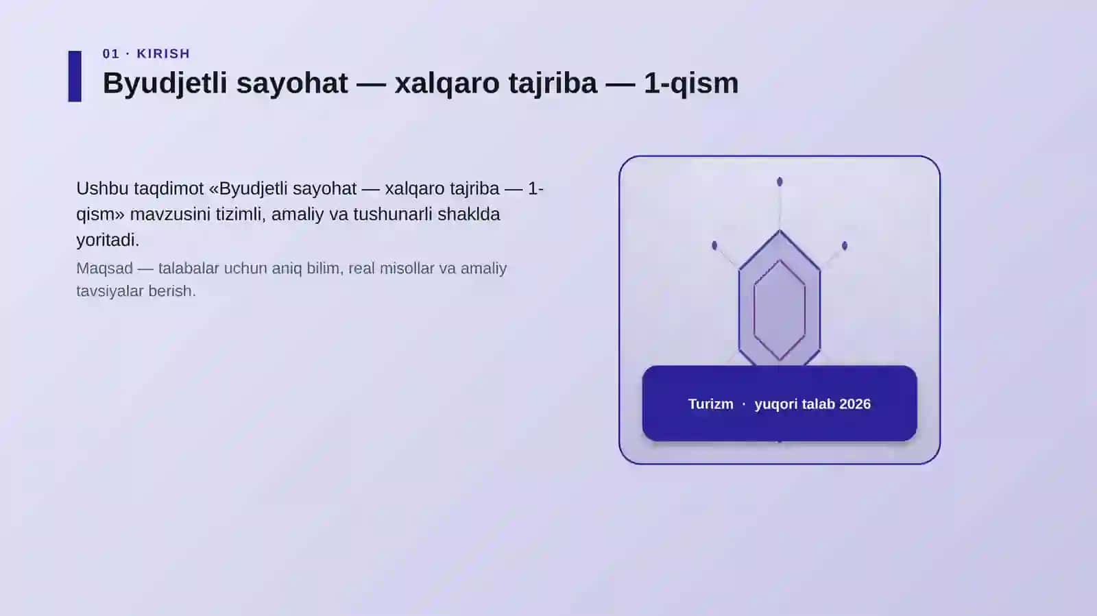 Byudjetli sayohat — xalqaro tajriba — 1-qism 3