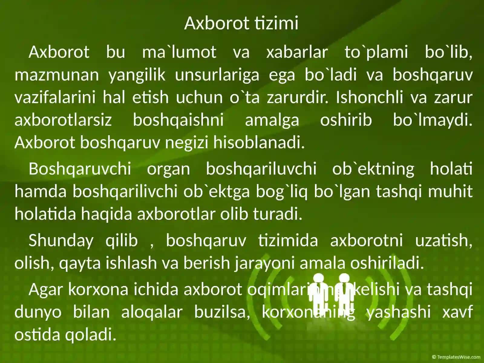 Boshqarishda axborot va kommunikatsiya 3
