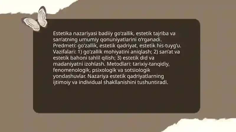 Estetika 3