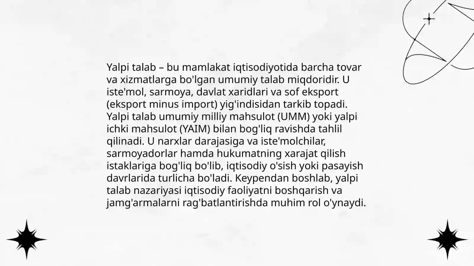 Yalpi talab va yalpi taklif 3