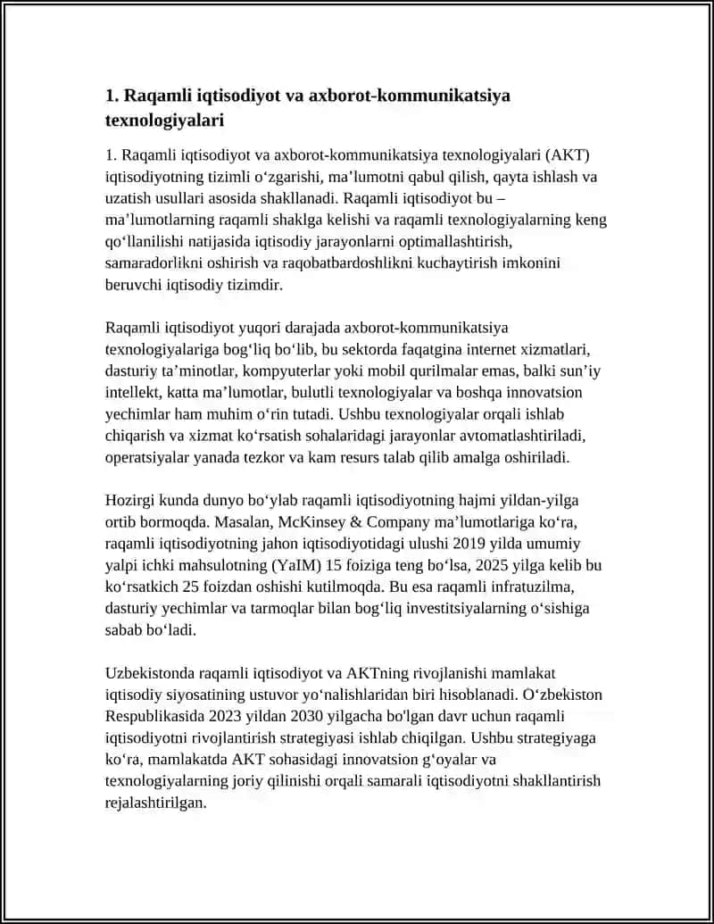 Raqamli iqtisodiyot va axborot-kommunikatsiya texnologiyalari 3