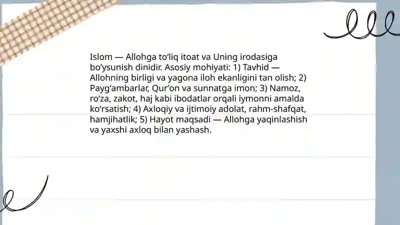 Islom va uning mohiyati 3