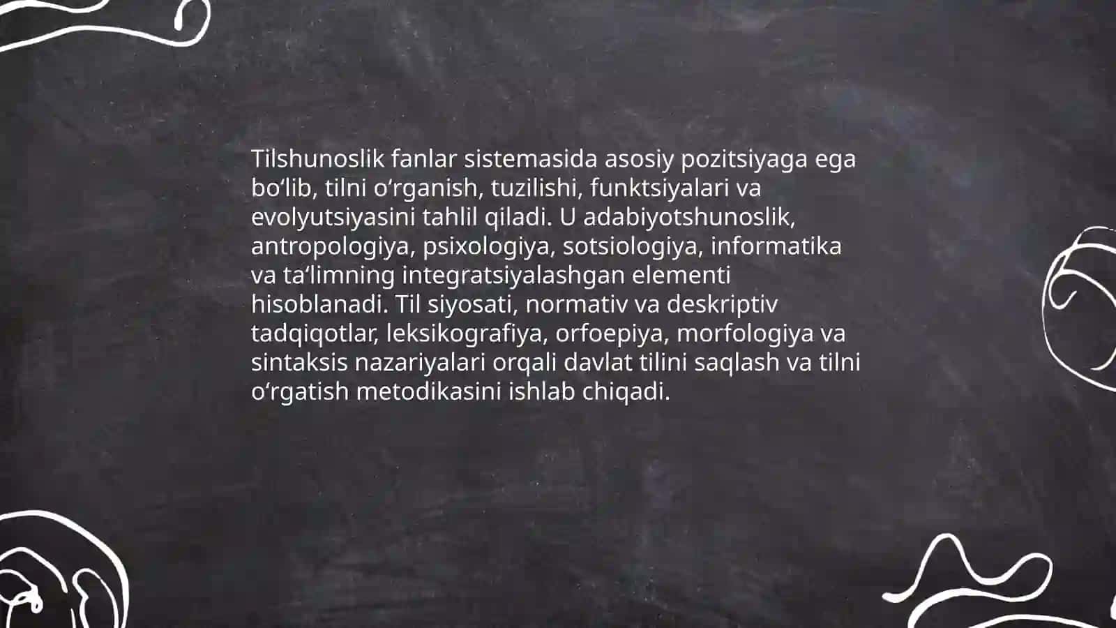 Tilshunoslikning fanlar sistemasida oʻrni 3