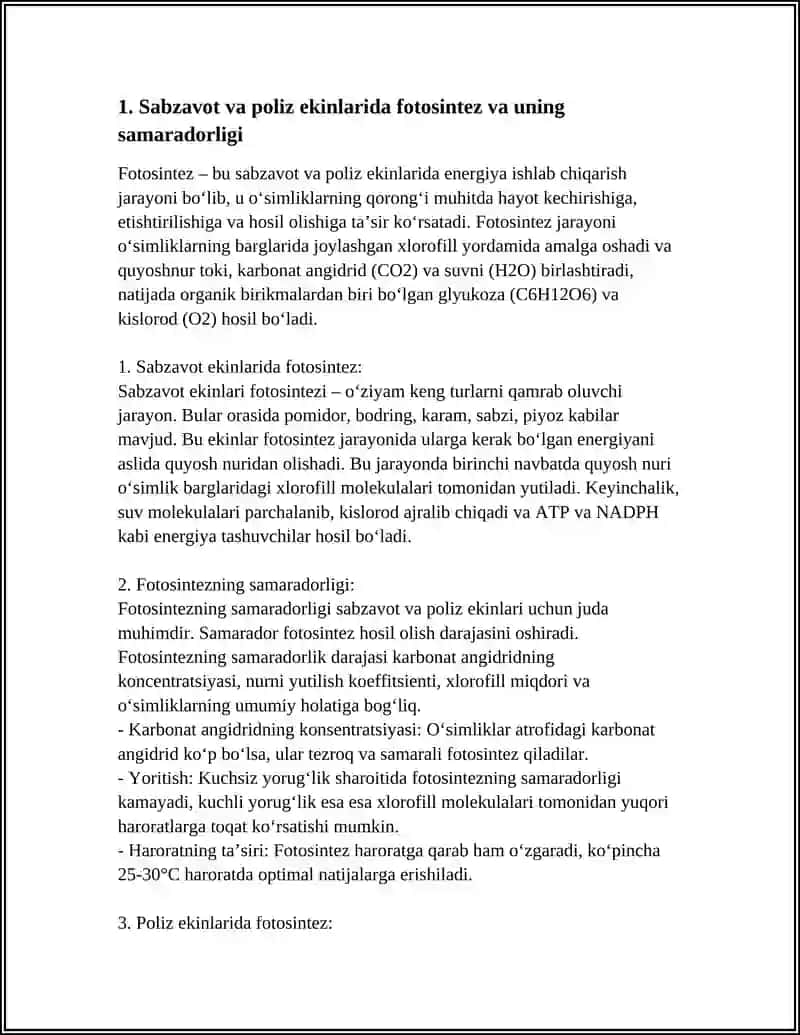 SABZAVOT VA POLIZ EKINLARI FIZYALOGYASI 3