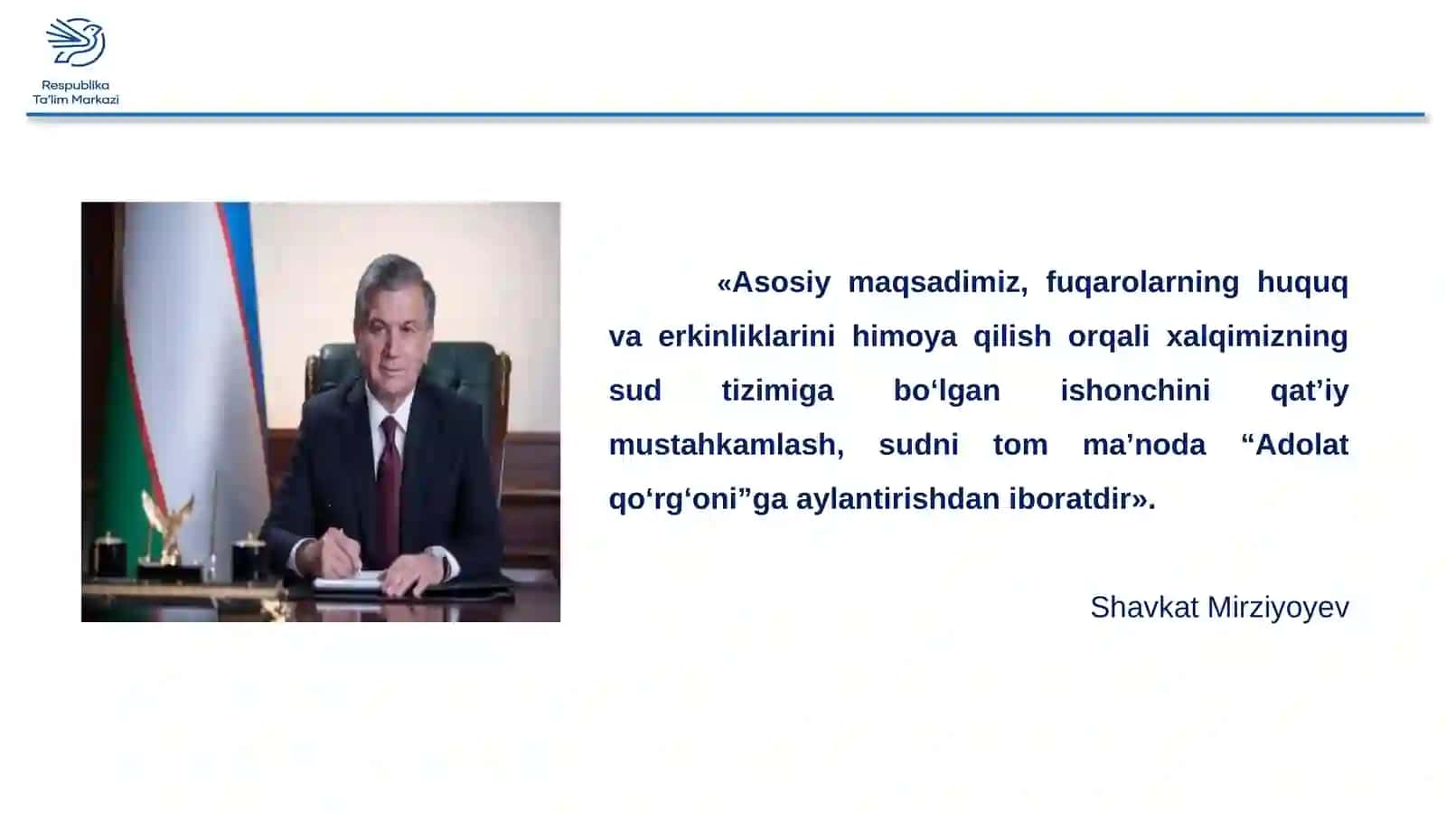 9-sinf Huquq ochiq dars ishlanma. O'zbekiston Respublikasining sud tizimi 3