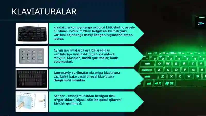 Kompyuterning tashqi qurilmalari 3