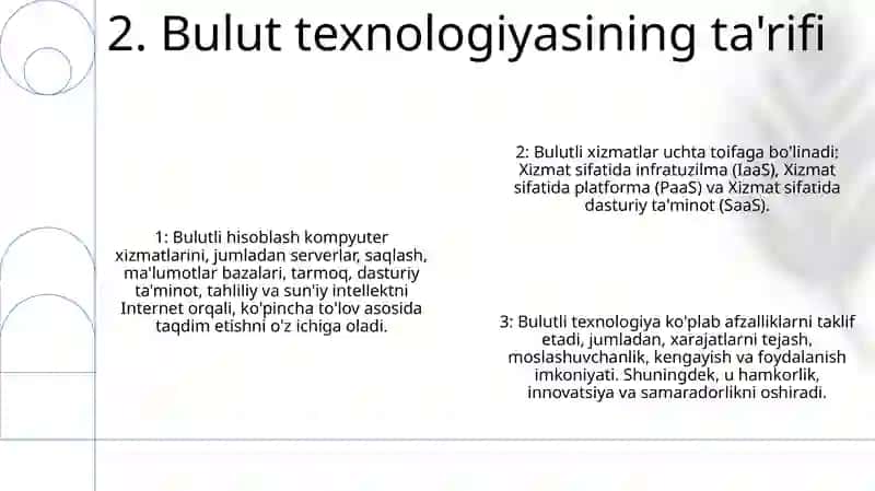 Bulut Texnologiyasi Tushunchasi 3