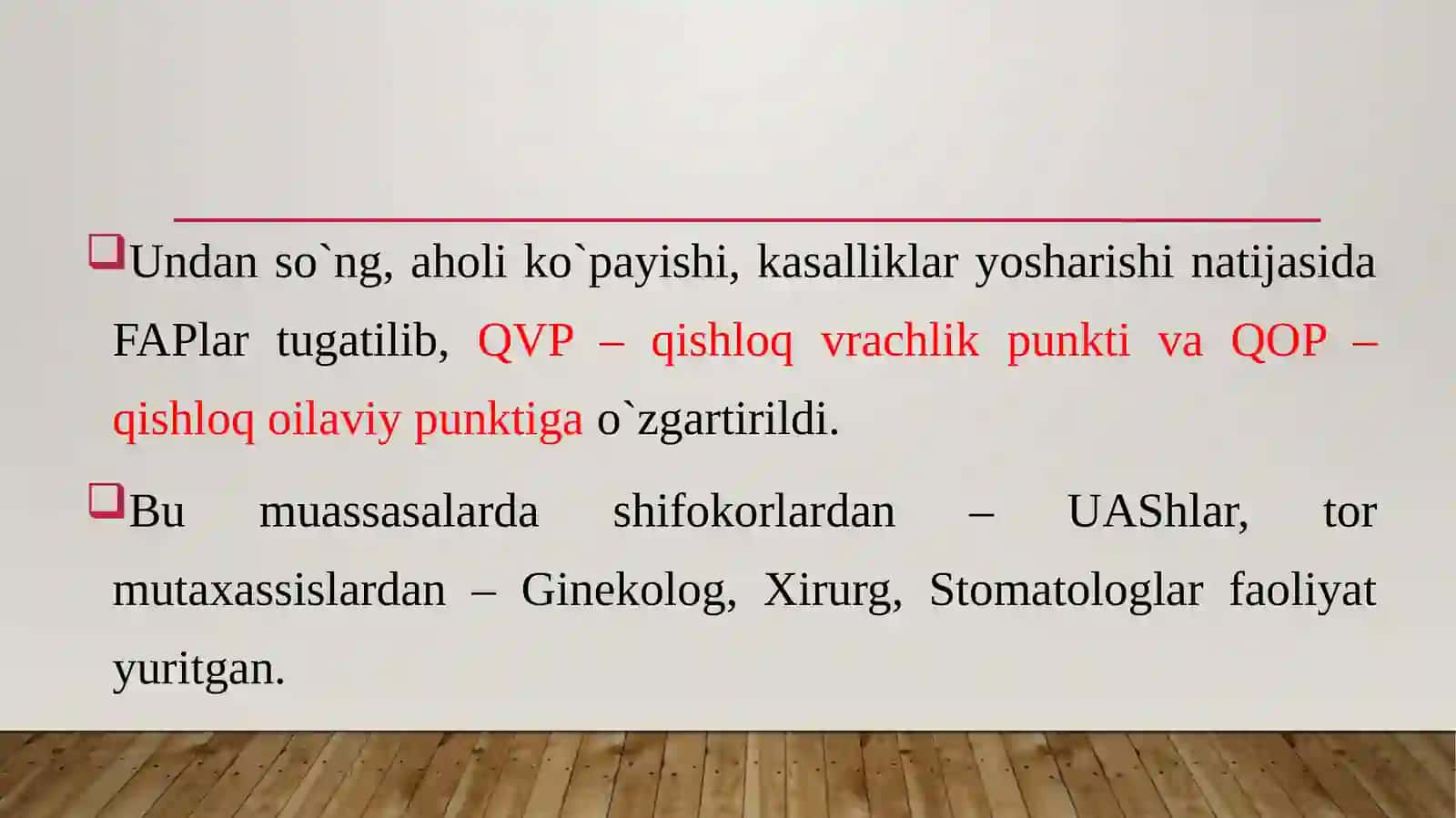 Ambulatoriya-poliklinika davolash usulleri 3