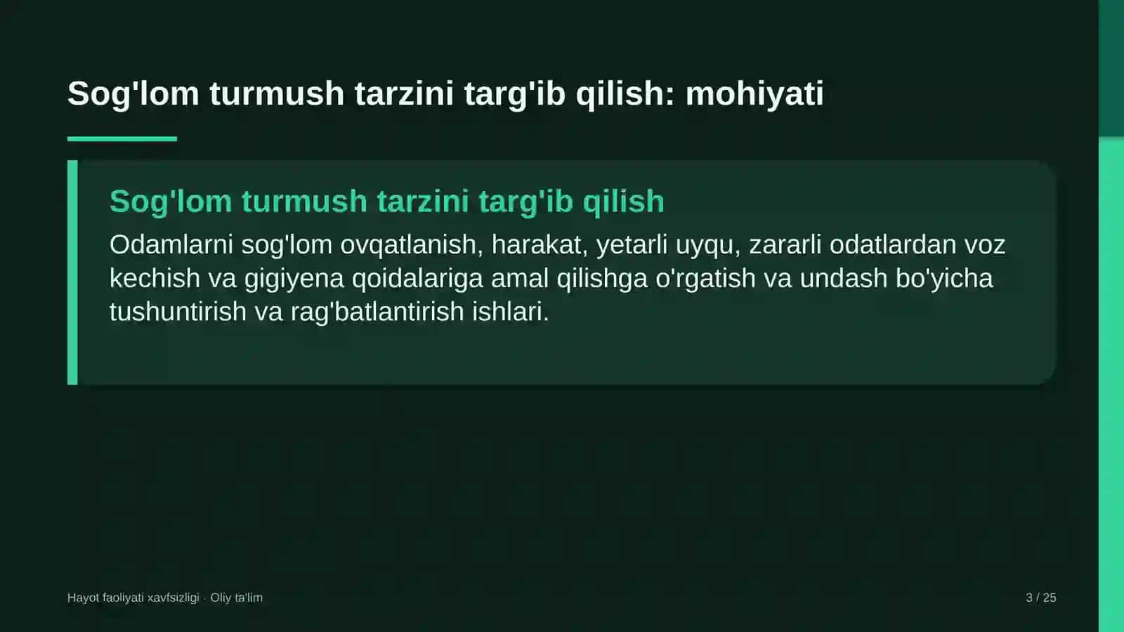 elektron hujjat aylanishi tizimlarida sog'lom turmush tarzini targ'ib qilish 2859 3