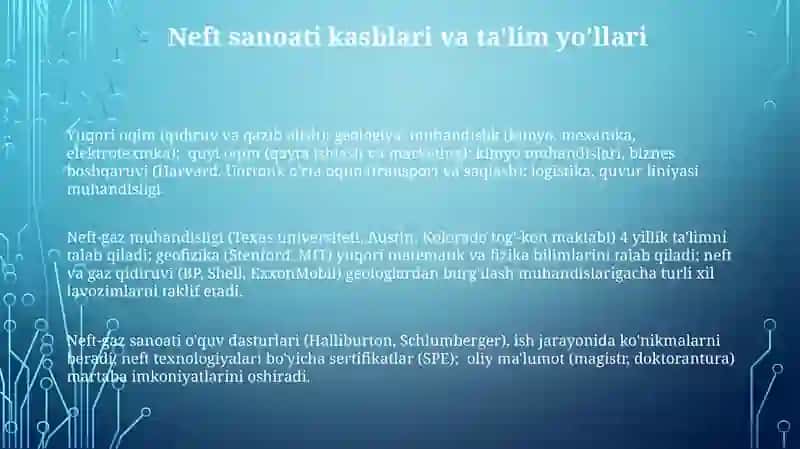 Neft va ta'lim 3