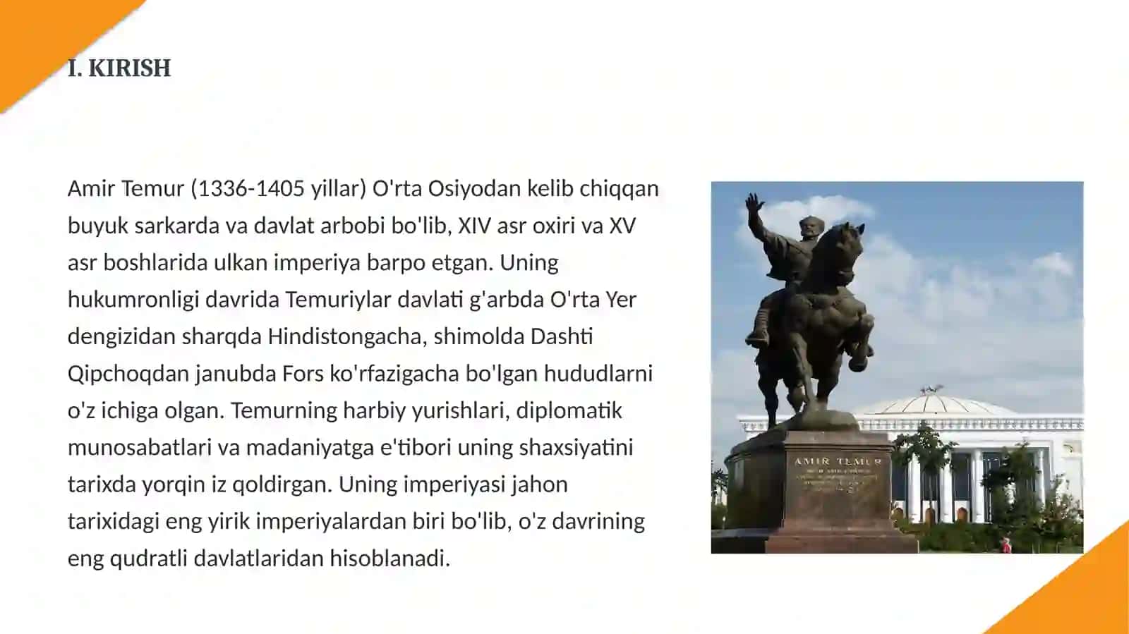Amir Temur  davlat, madaniyat va miras 3