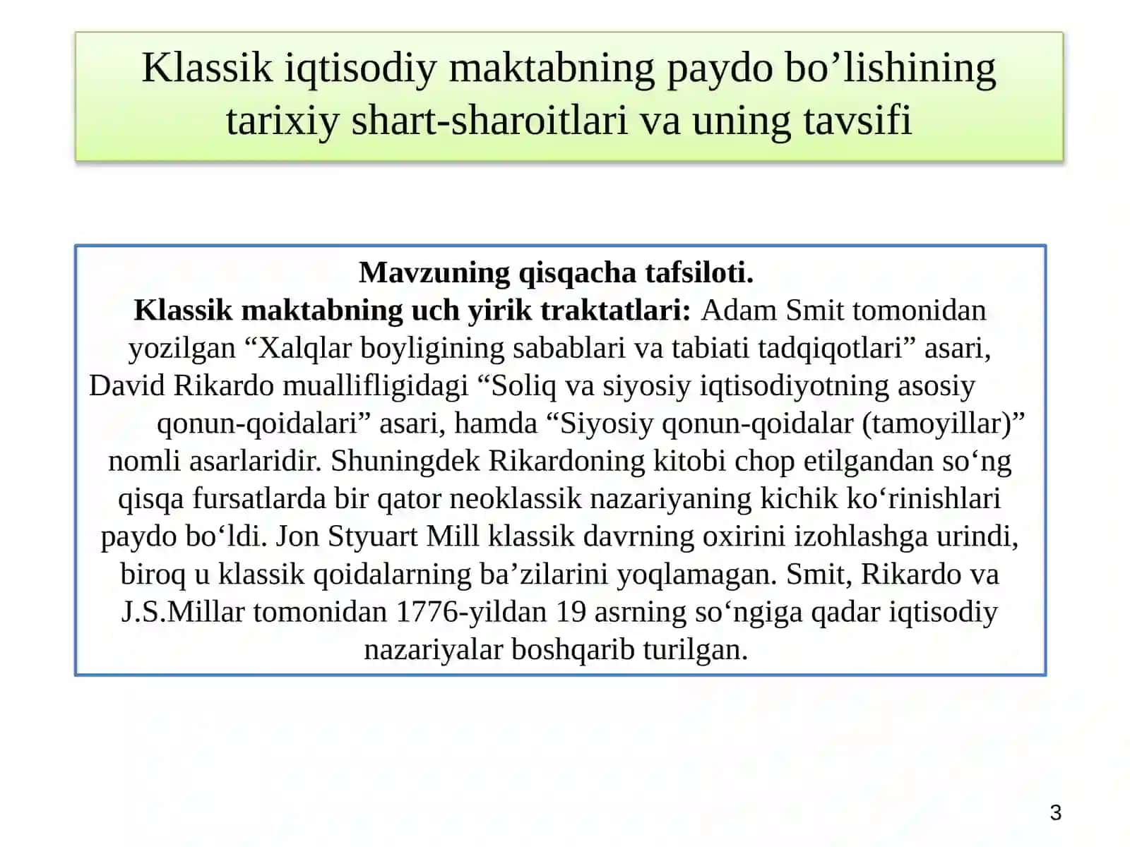 5-Klassik iqtisodiy maktabning vujudga kelishi 3