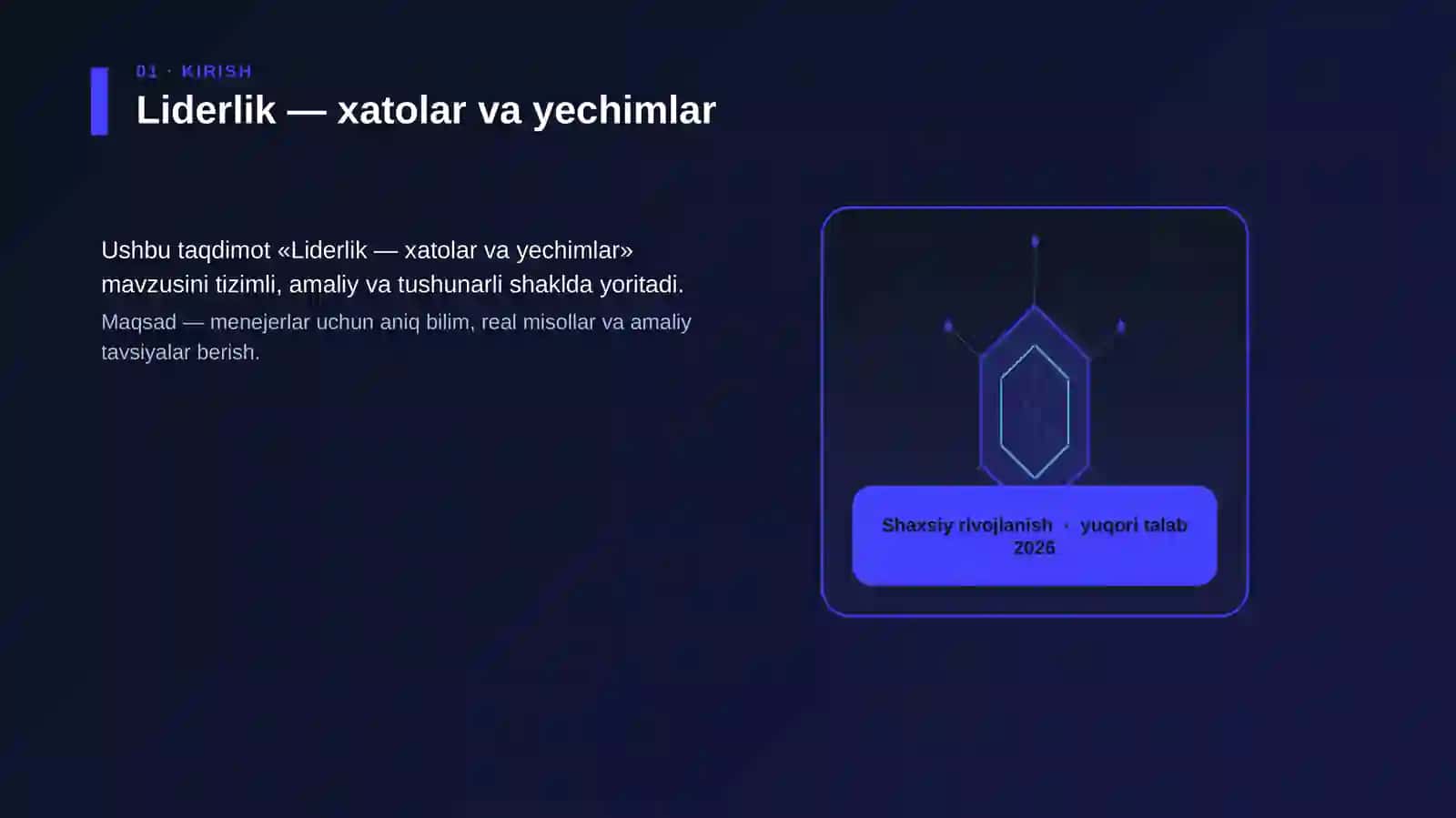 Liderlik — xatolar va yechimlar 3