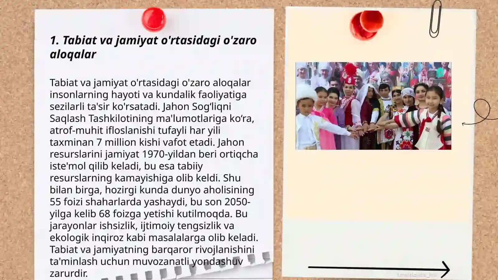 Tabiat va jamiyat o'rtasidagi o'zaro aloqalar 3