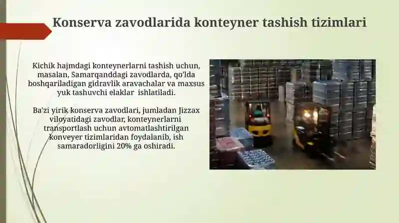 Konteyner Tashishda Qo'llaniladigan Transportning Xususiyatlari 3