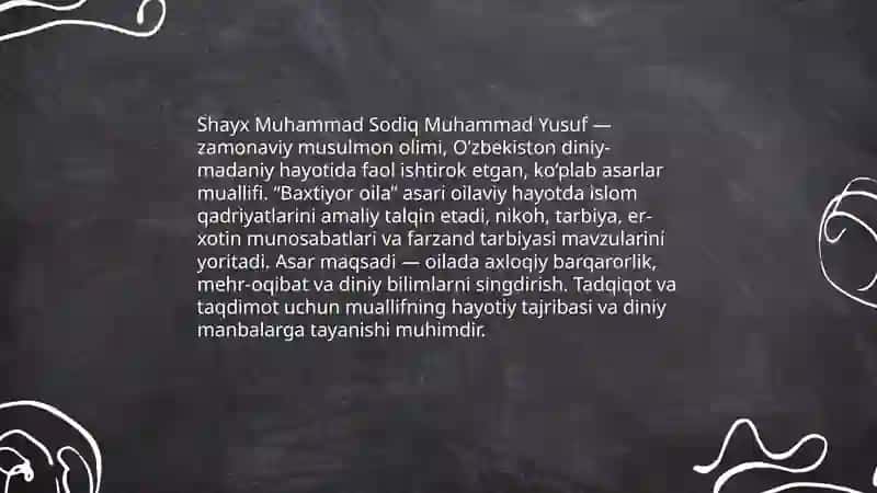 Baxtiyor oila 3