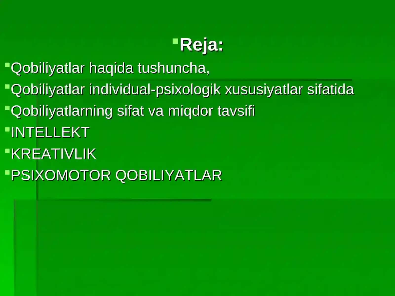 Qobiliyat 3