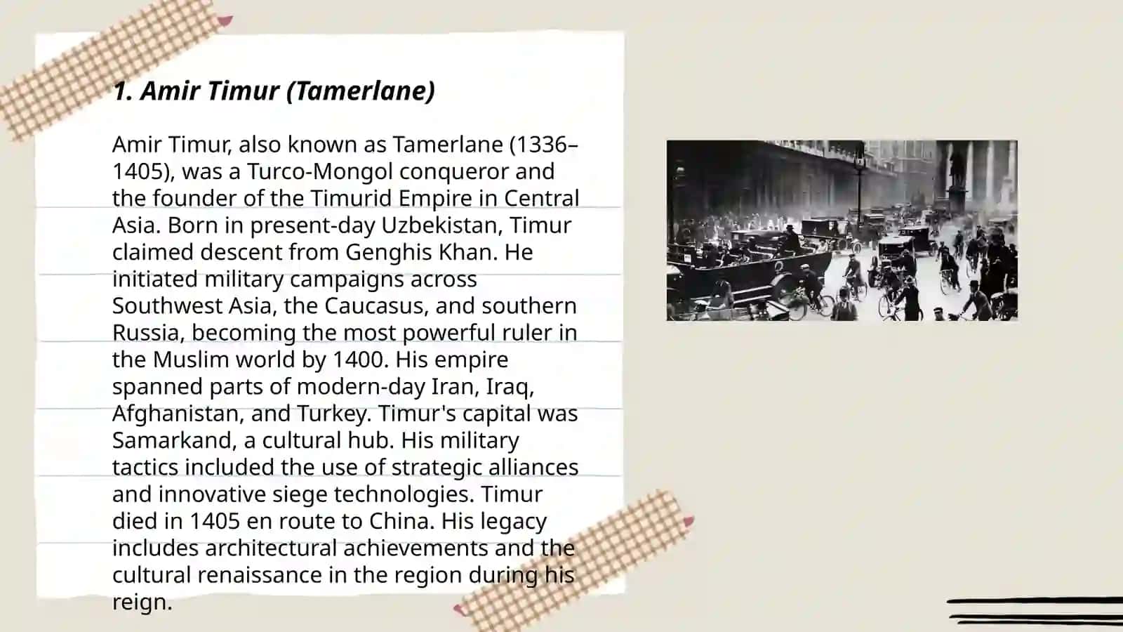 Amir Timur (Tamerlane) 3