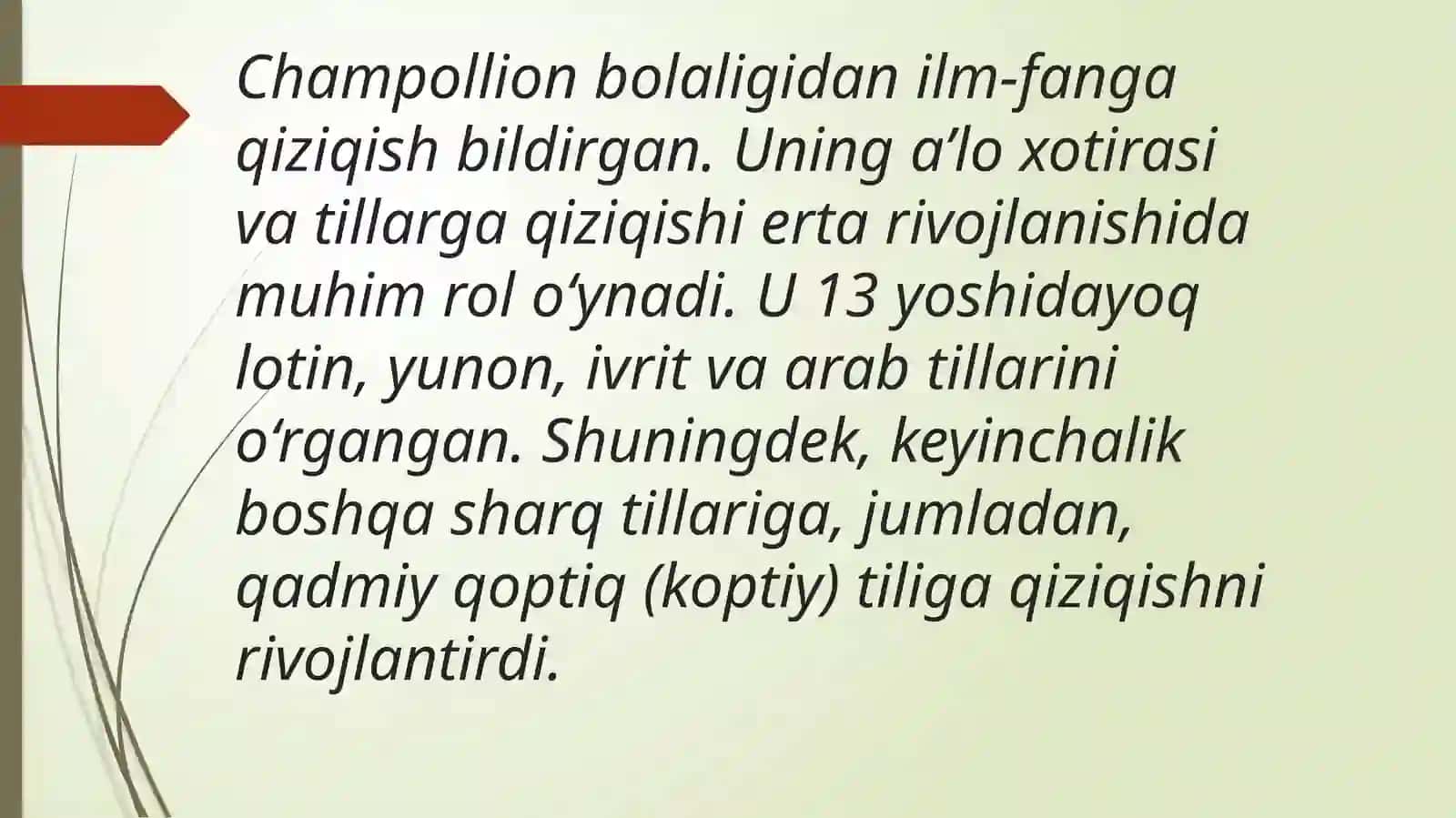 Jean-François Champollion va uning iyerogliflarni o‘qishdagi yutug‘lari 3