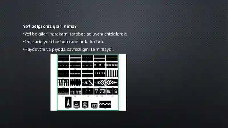 yol belgi chiziqlari 3