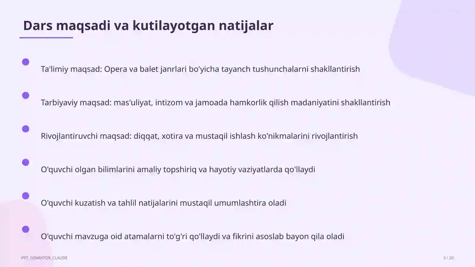 Opera va balet janrlari (6-sinf) 3