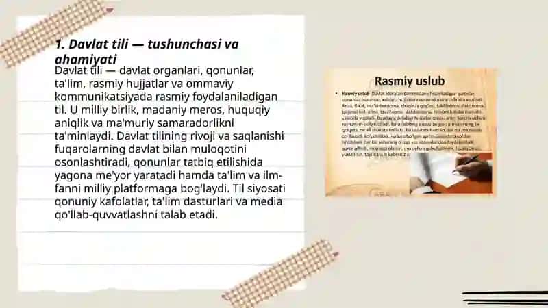Davlat tili — tushunchasi va ahamiyati 3