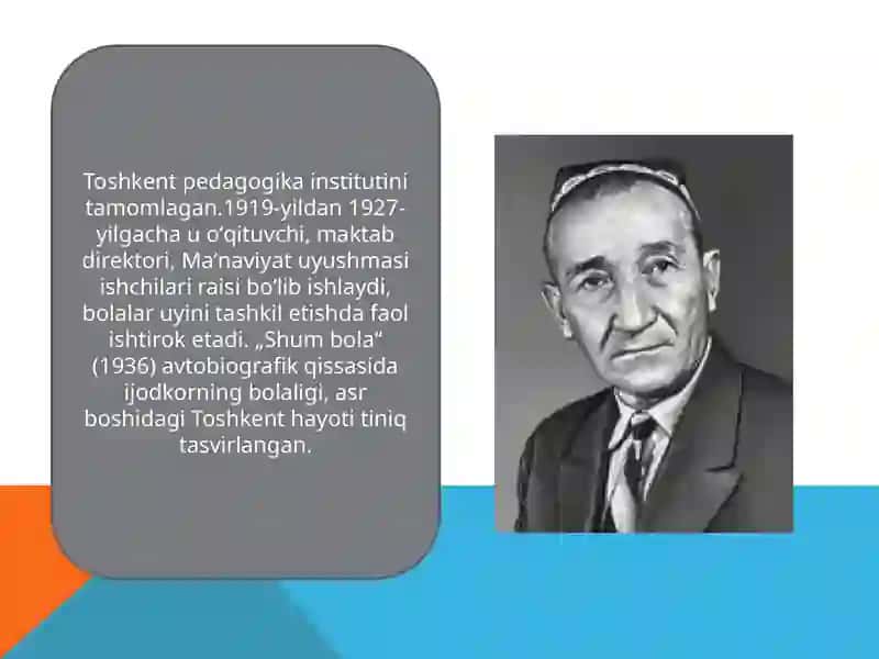 G’afur G’ulom hayoti va ijodi 3