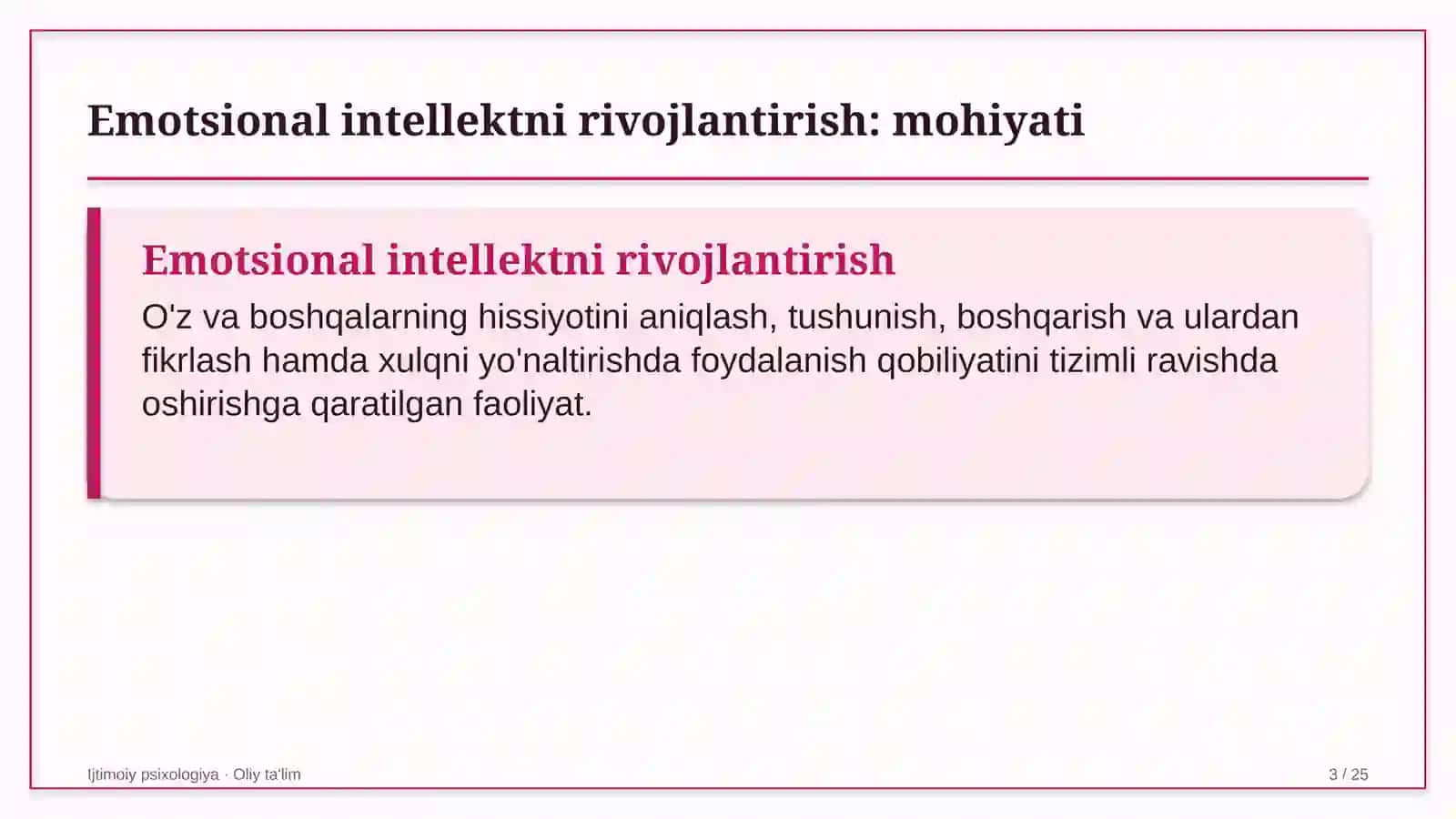 Davlat xizmatlari markazlarida emotsional intellektni rivojlantirish 3