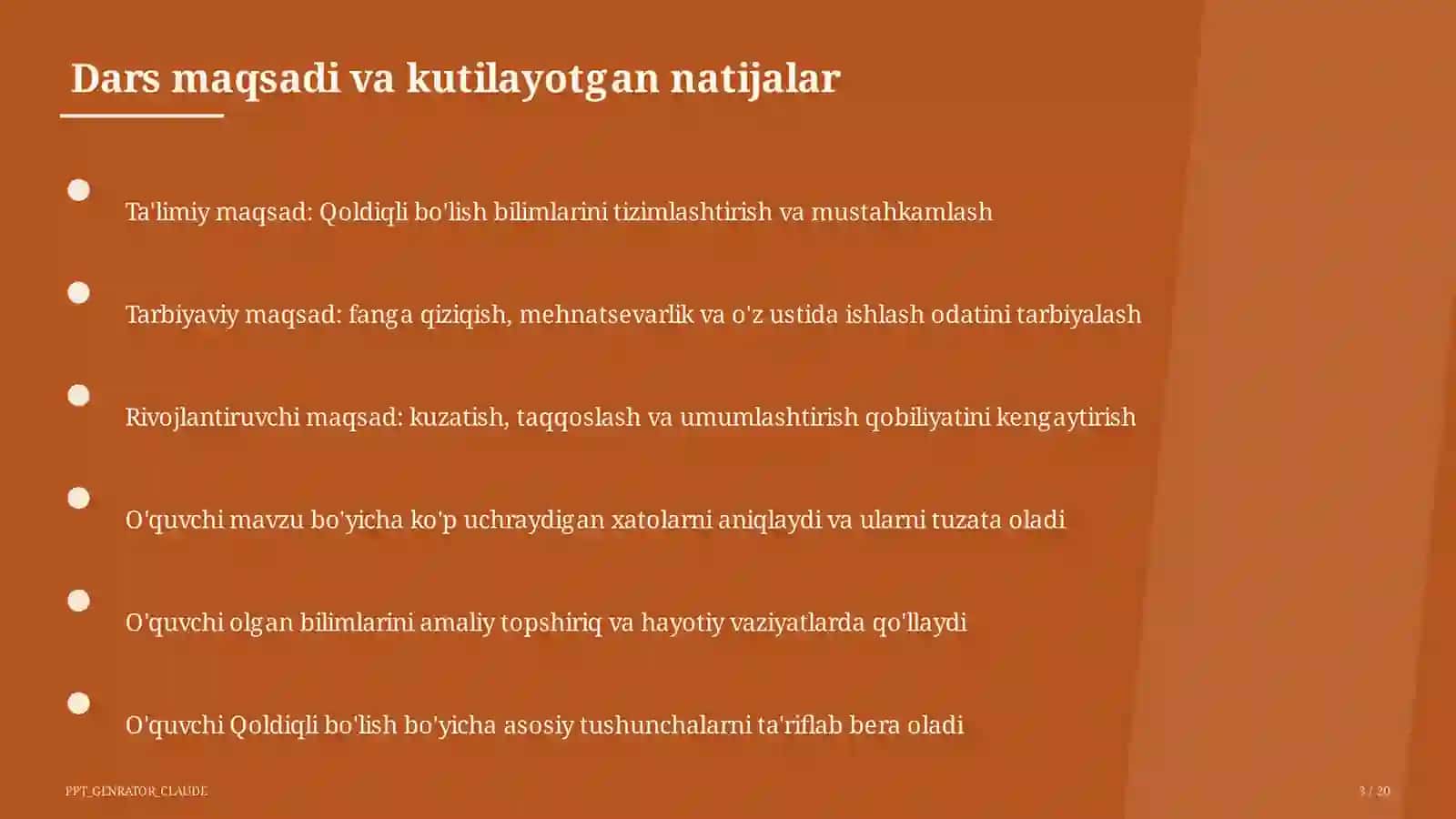 Qoldiqli bo'lish (3-sinf) 3