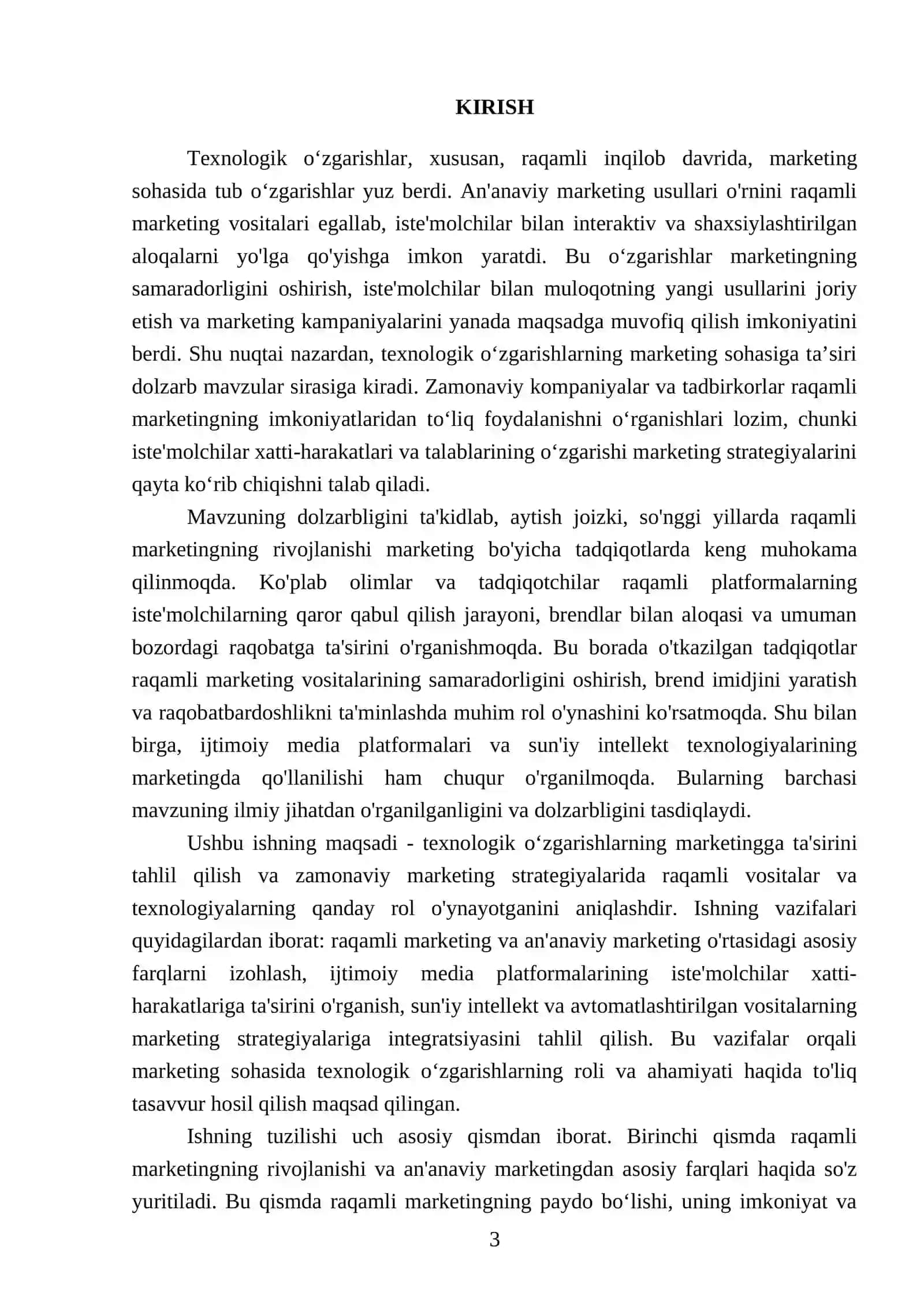 Texnologik oʻzgarishlarning marketingga taʼsiri 3