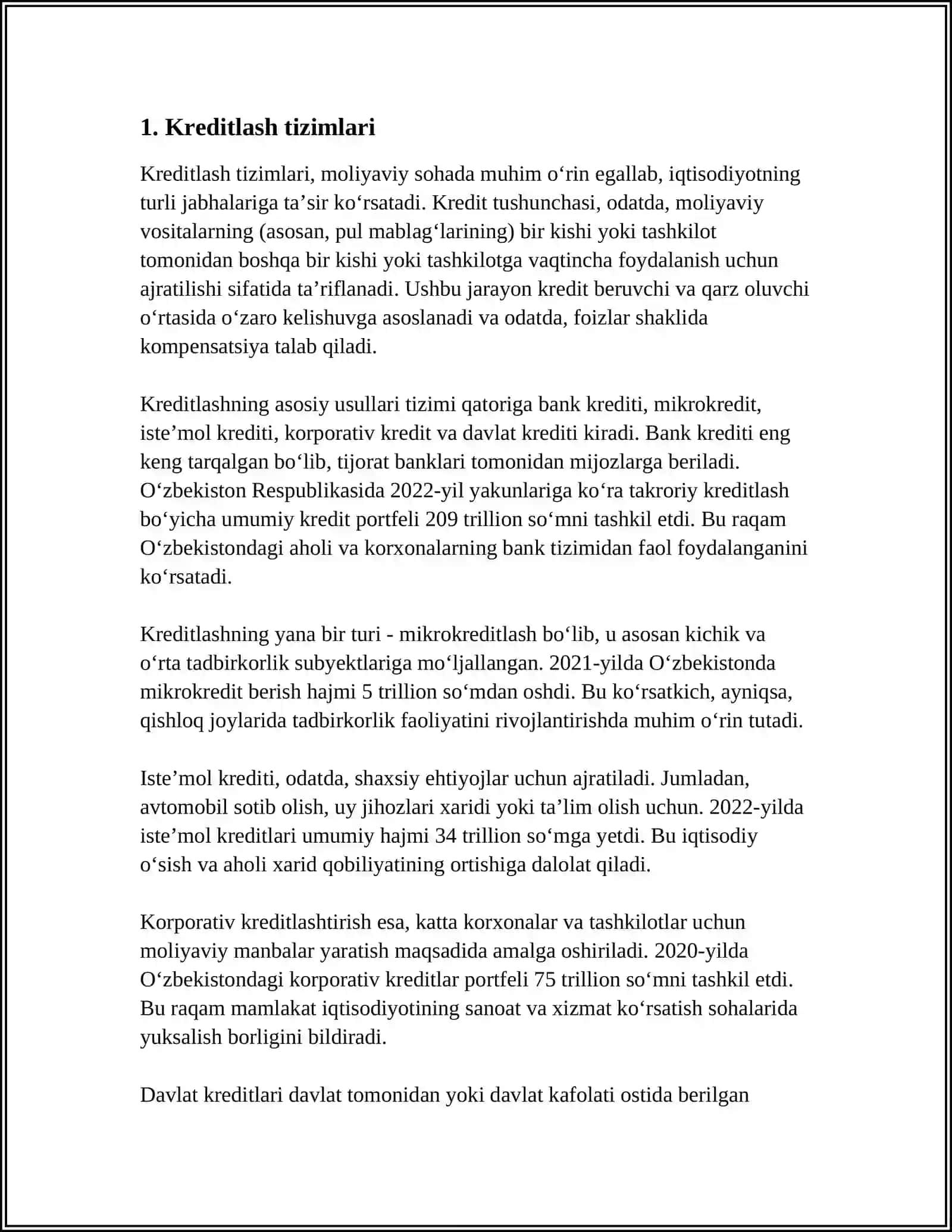 BIZNESNI MOLIYALASHTIRISH 3