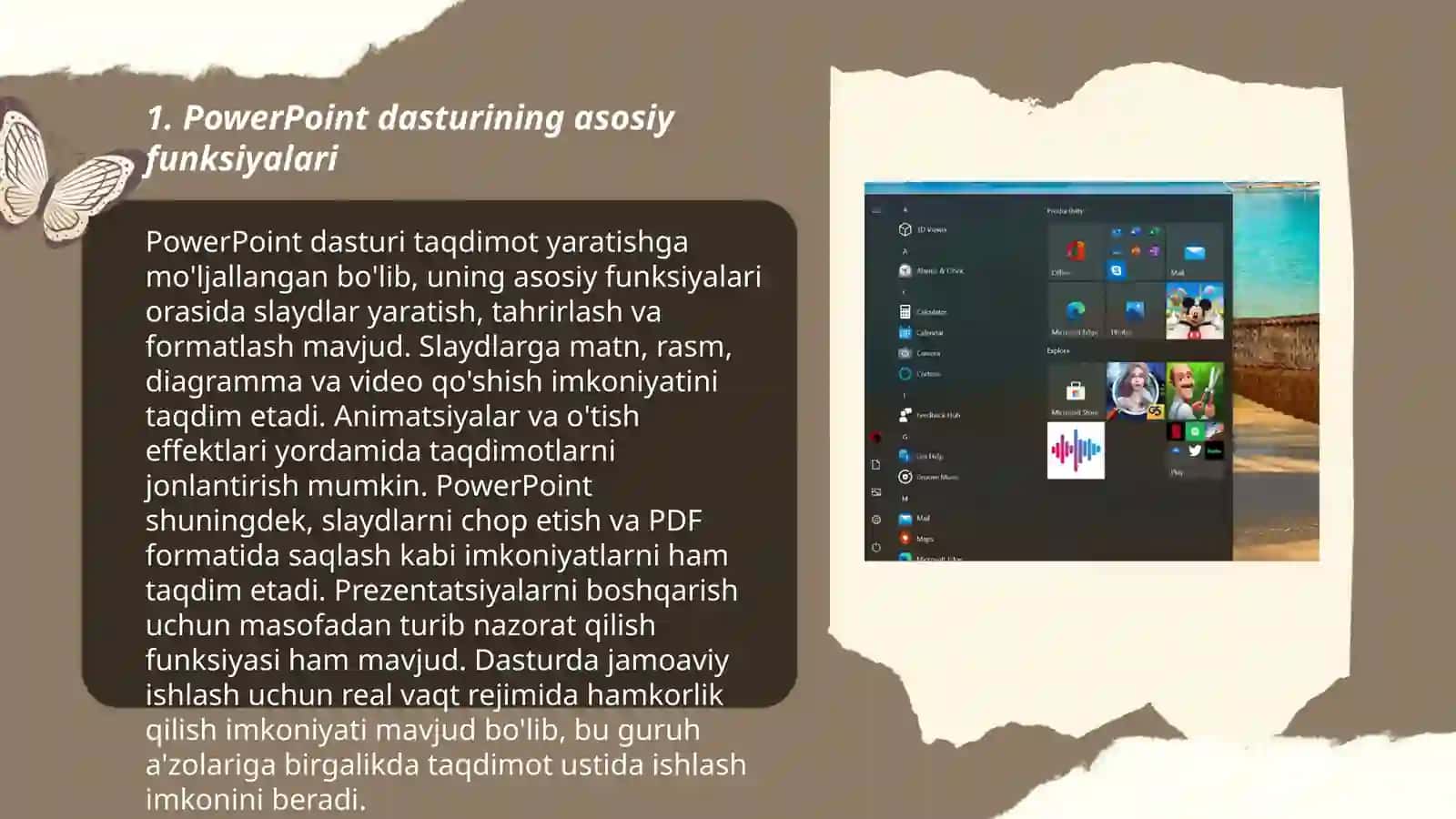Microsoft pover point taqdimot 3