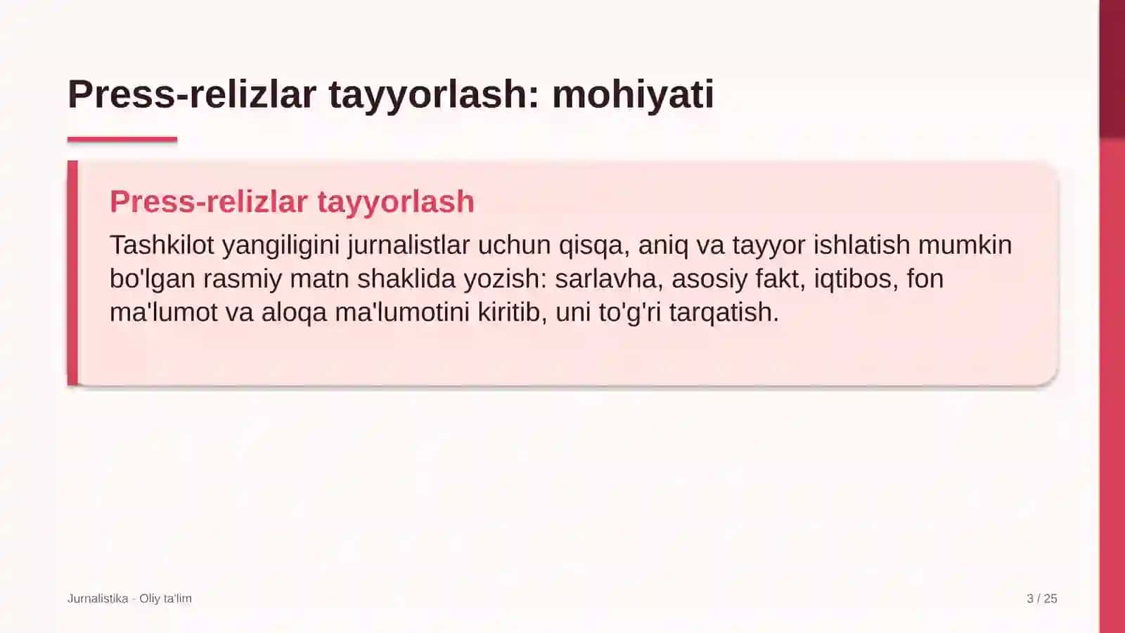 vazirliklarda press relizlar tayyorlash 4174 3