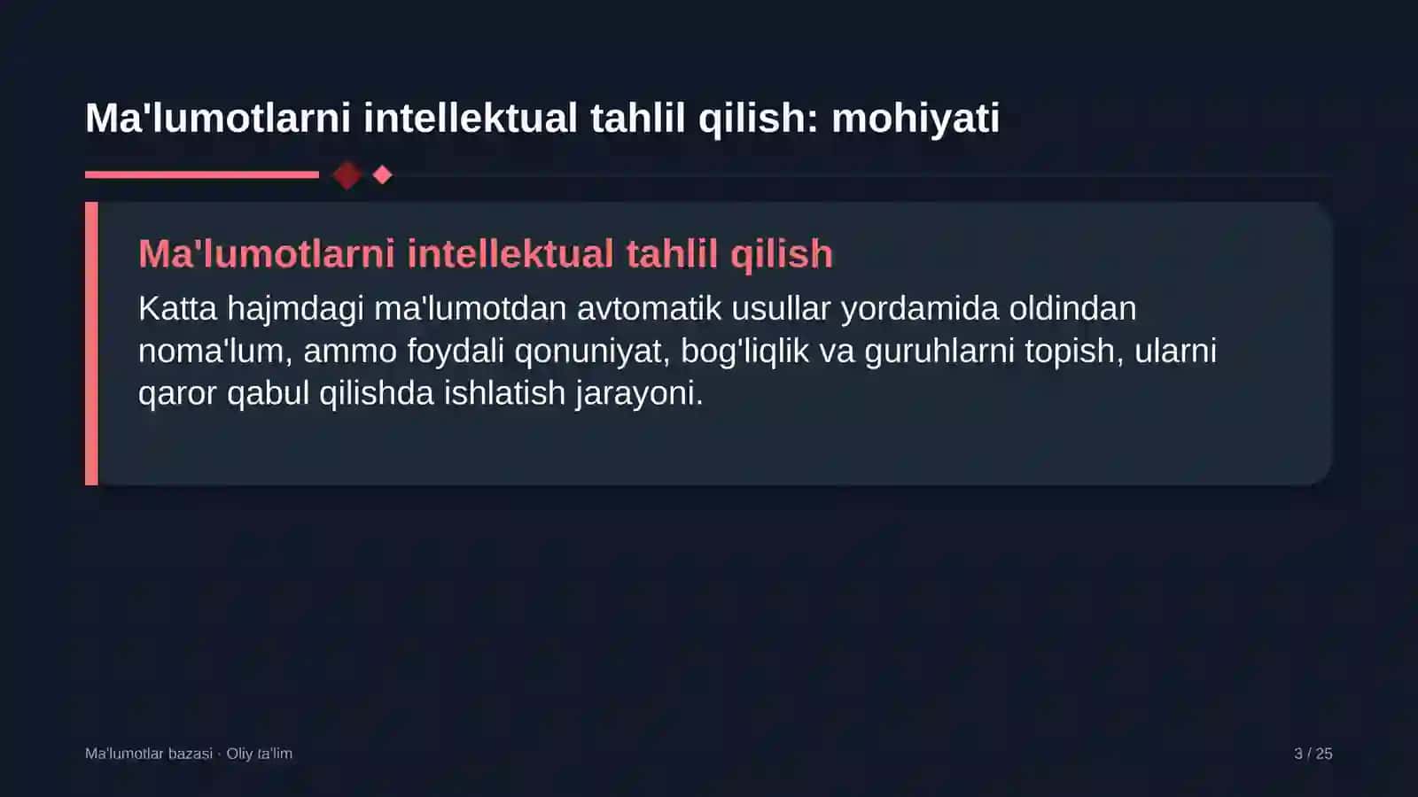 polimer mahsulotlari ishlab chiqarishda ma'lumotlarni intellektual tahlil qilish data mining 3491 3