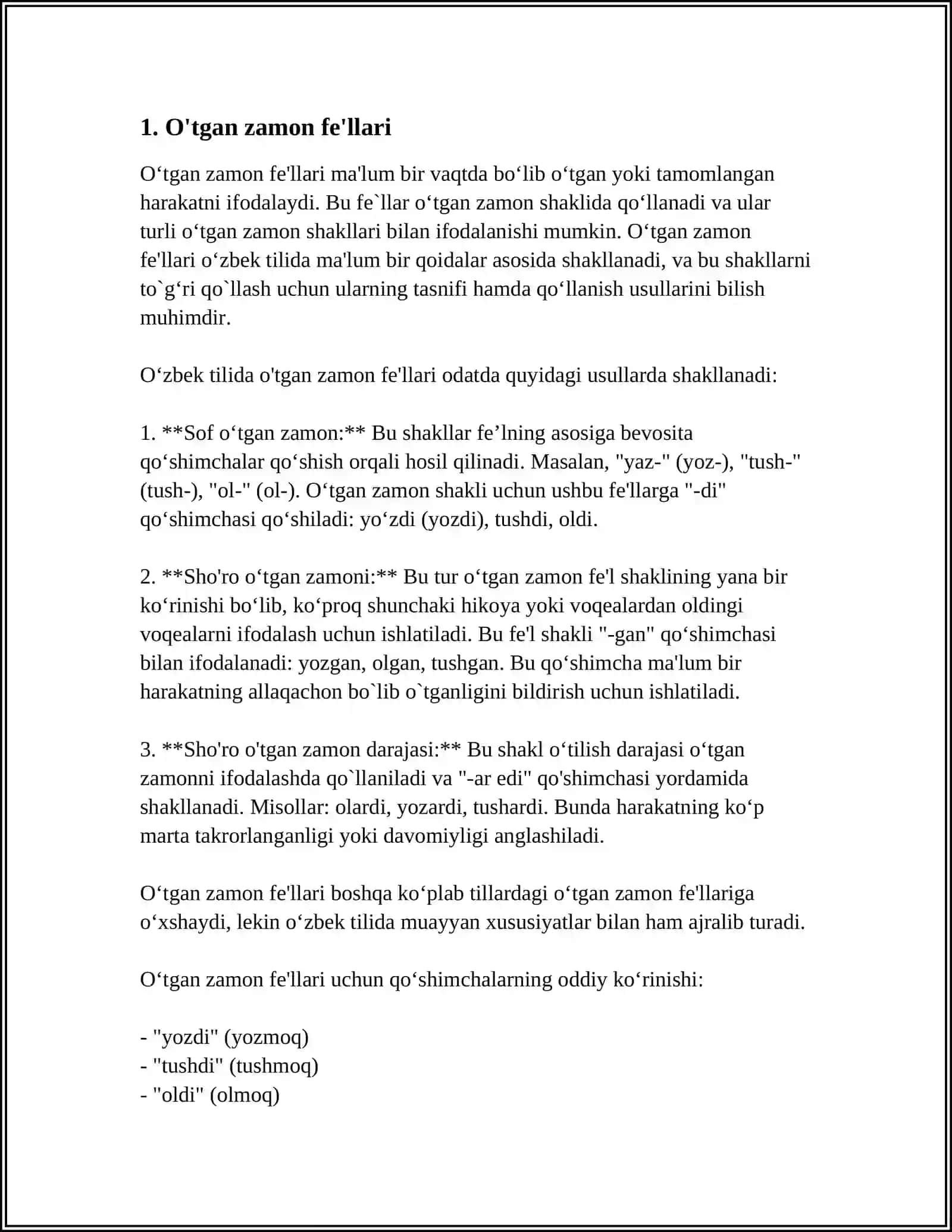 PAST SIMPLE 3