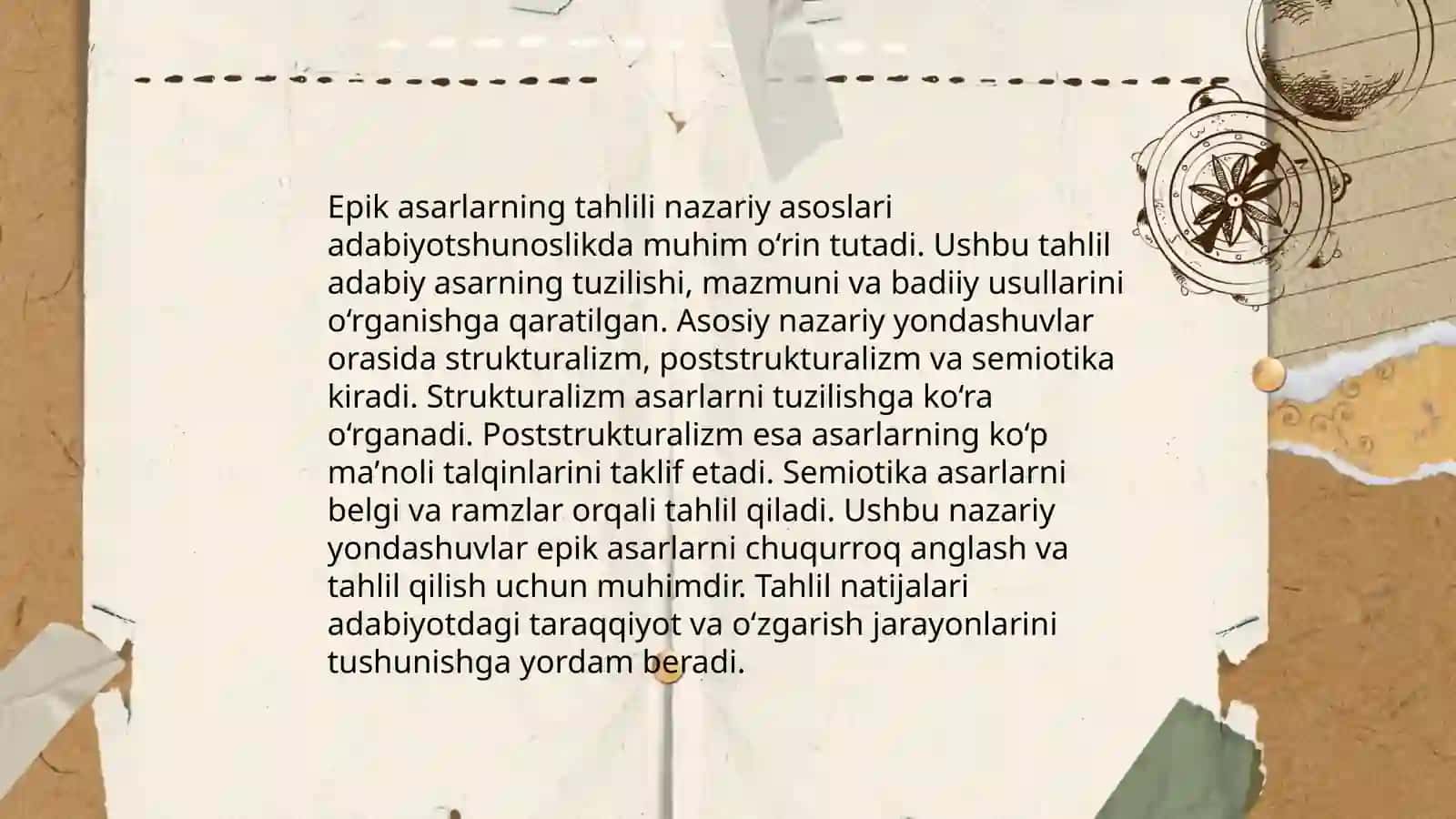 Epik asarlarni tahlil qilish metodikasi 3