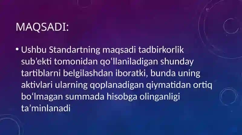Aktivlarning qadrsizlanishi 3