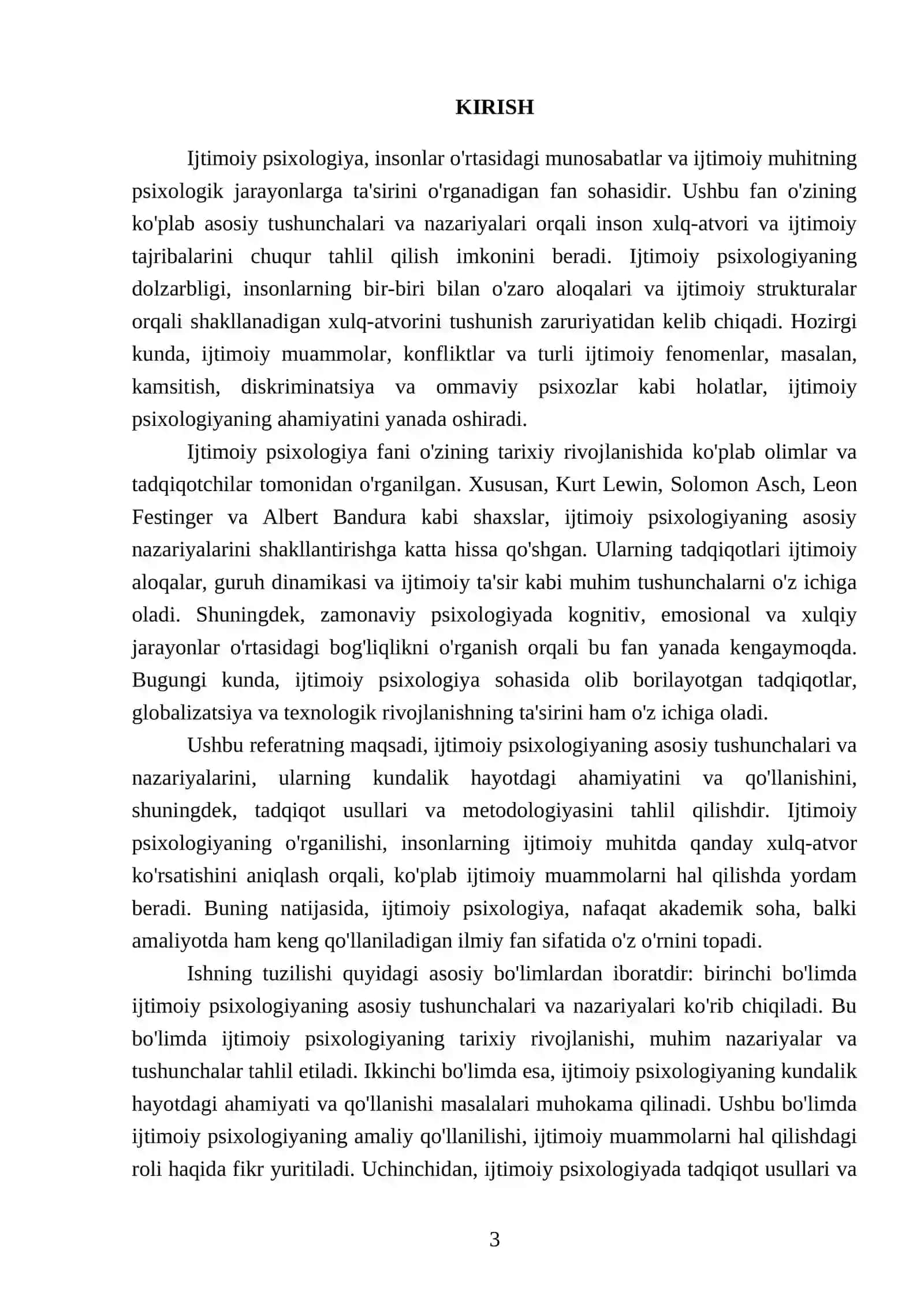 Ijtimoiy psixologiya faniga kirish 3