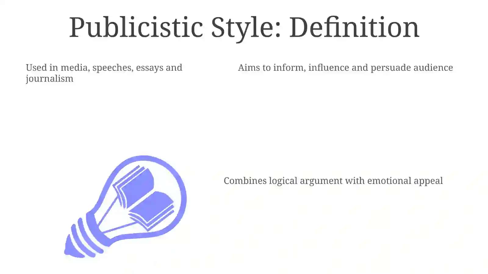 Publicistic Style: Lexical Features 3