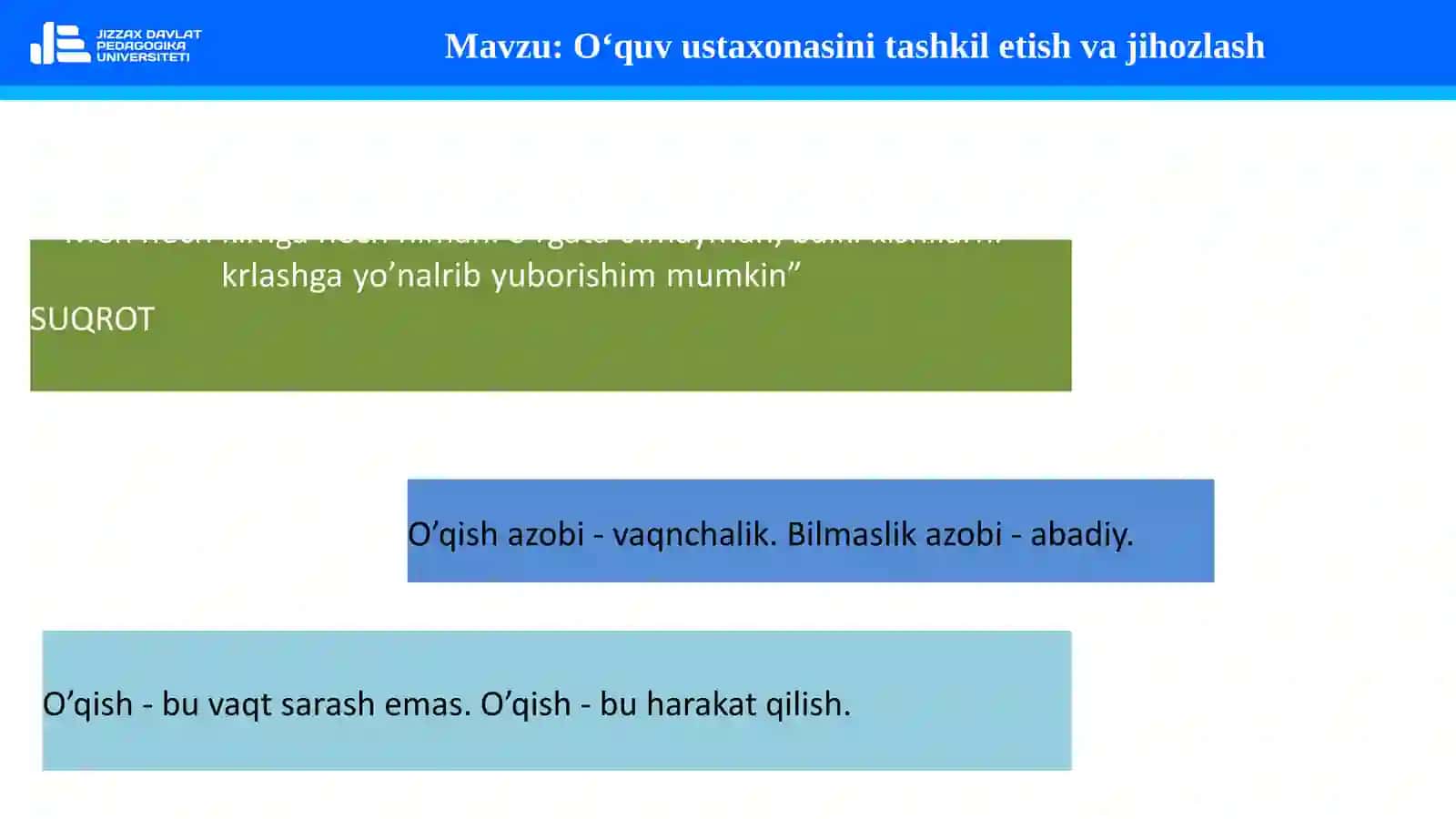 FAN:TEXNOLOGIK TA’LIM METODIKASI 3