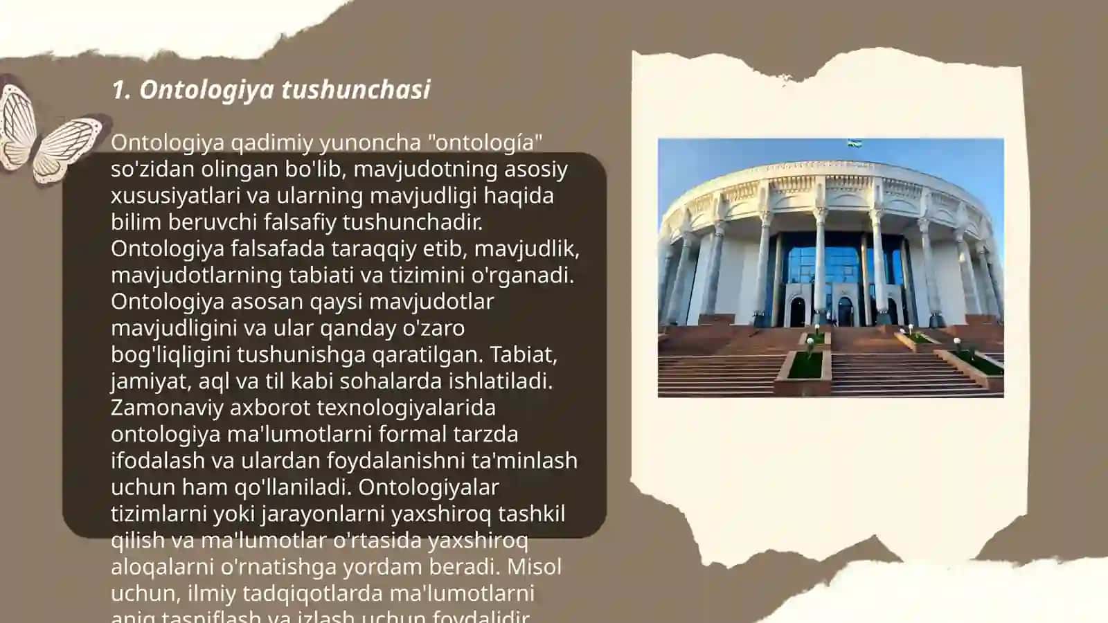 Ontologiya-borliq haqidagi falsafiy ta'limot 3