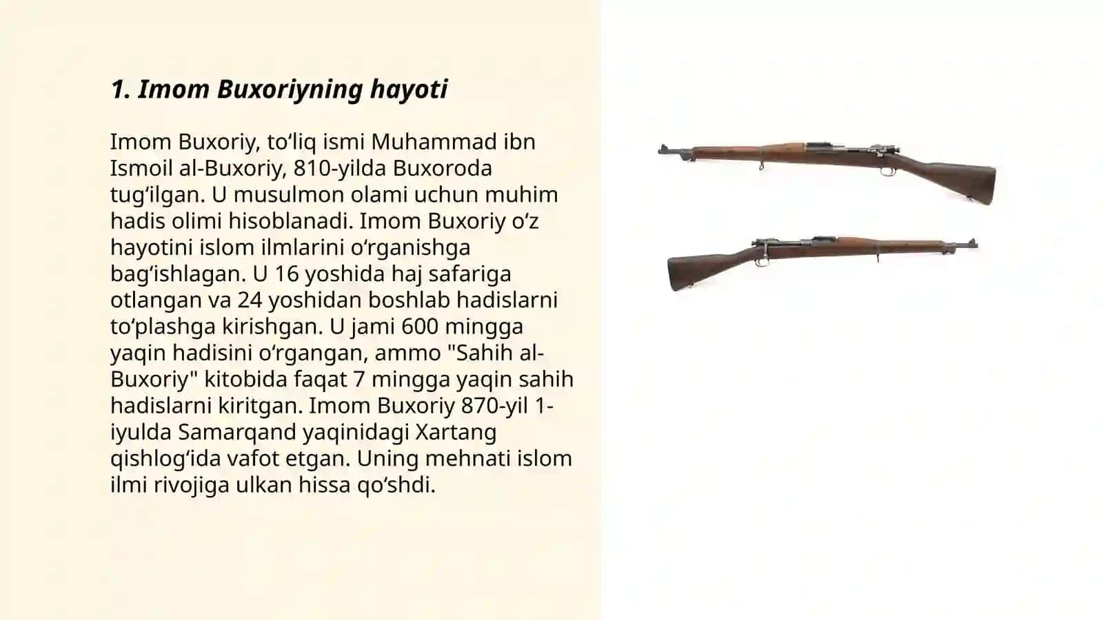 Imom Buxoriyning hayoti 3