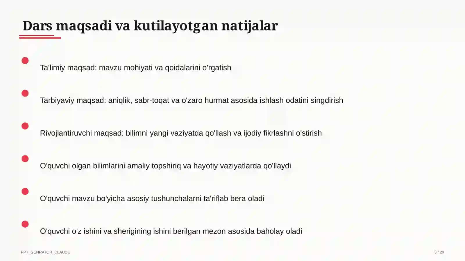 Texnologiya xonasida xavfsizlik qoidalari (5-sinf) 3